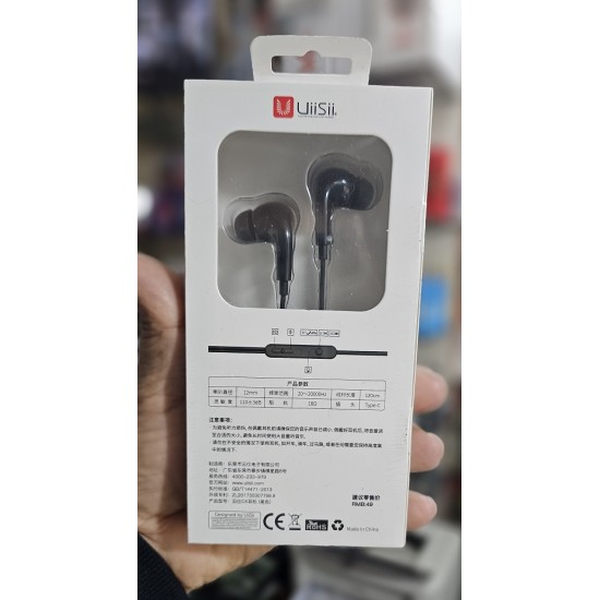 Buy Best UiiSii CX Type C Heavy Base Earphone Black Price in Bangladesh